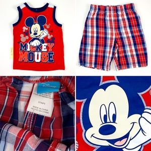 Mickey Mouse 5T Set by Disney, EUC